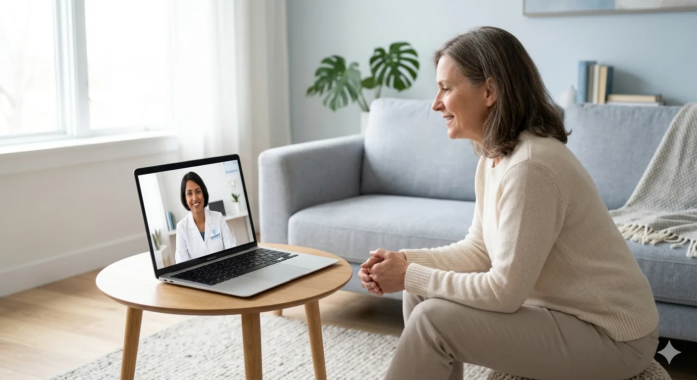 Video tele consultation with a doctor in the UAE